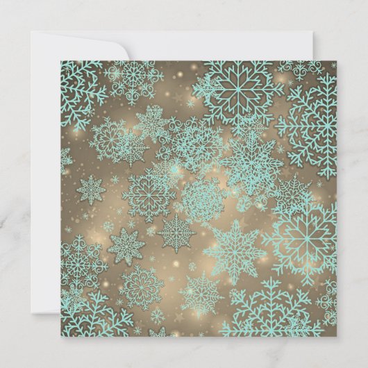 Buffalo-speldenrendierensnowflakes Aankondiging (Achterkant)