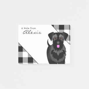 Buffalo Spelzwarte Schnauzer met roze Tongue Post-it® Notes