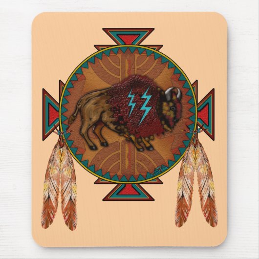 Buffalo Spirit Muismat (Voorkant)