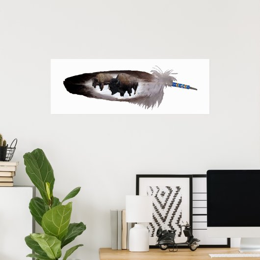 Buffalo Spirit Poster (Thuiskantoor)