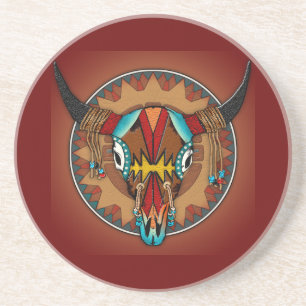 Buffalo Spirit Zandsteen Onderzetter