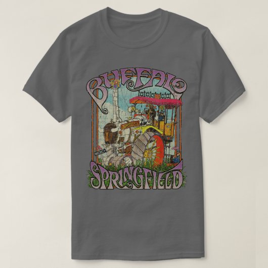 Buffalo Springfield 1966 T-shirt (Design voorkant)