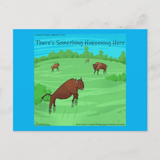 Buffalo Springfield Funny Rick London Briefkaart (Voorkant)