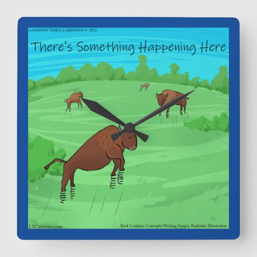 Buffalo Springfield voor wat het waard is Vierkante Klok (Voorkant)