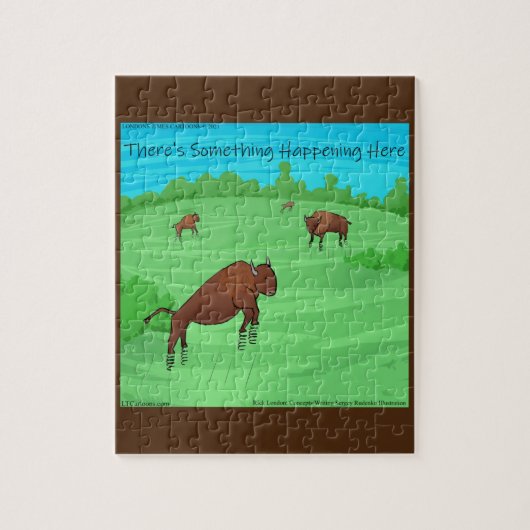 Buffalo Springield Rick London Grappig Legpuzzel (Verticaal)