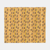 Buffalo Stampede Fleece Blanket (Voorkant (Horizontaal))