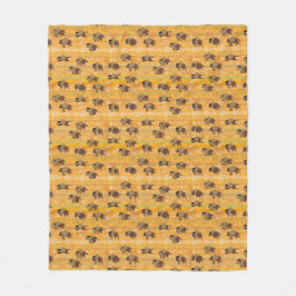 Buffalo Stampede Fleece Blanket Deken