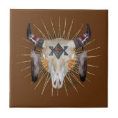 Buffalo Star Tile Tegeltje (Voorkant)