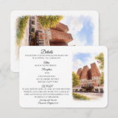 Buffalo Statler Details Invitation Insert Informatiekaartje (Voorkant / Achterkant)