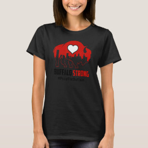 Buffalo sterk bidden voor Buffalo hart gemeenschap T-shirt
