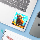 Buffalo Sticker (Laptop met iPhone)