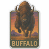 Buffalo Sticker (Voorkant)