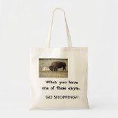 Buffalo stijl slechte dag........ tote bag (Voorkant)