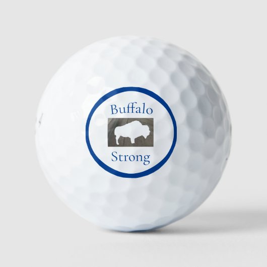 Buffalo Strrong Golf Balls Golfballen (Voorkant)