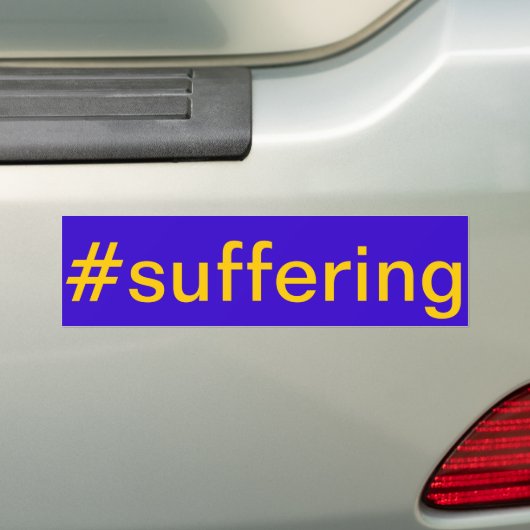 Buffalo #Suffering Bumpersticker (Op auto)