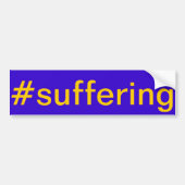 Buffalo #Suffering Bumpersticker (Voorkant)