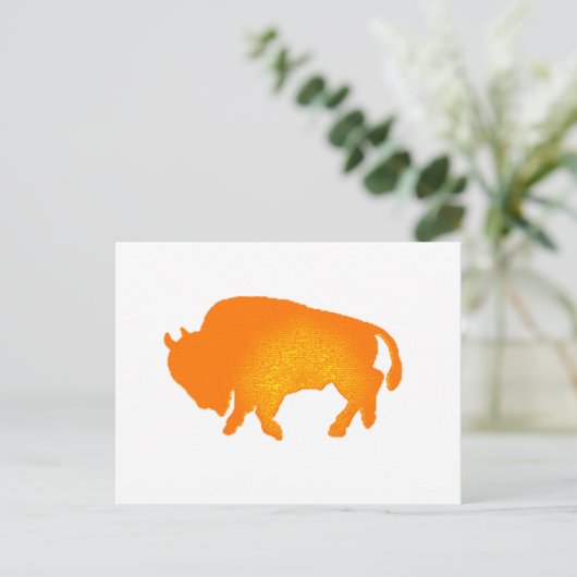 Buffalo Sun Briefkaart (Staand voorkant)