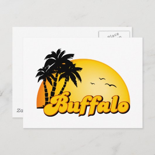 Buffalo Sun Briefkaart (Voorkant / Achterkant)