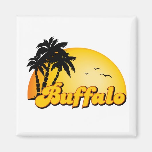 Buffalo Sun Magneet (Voorkant)