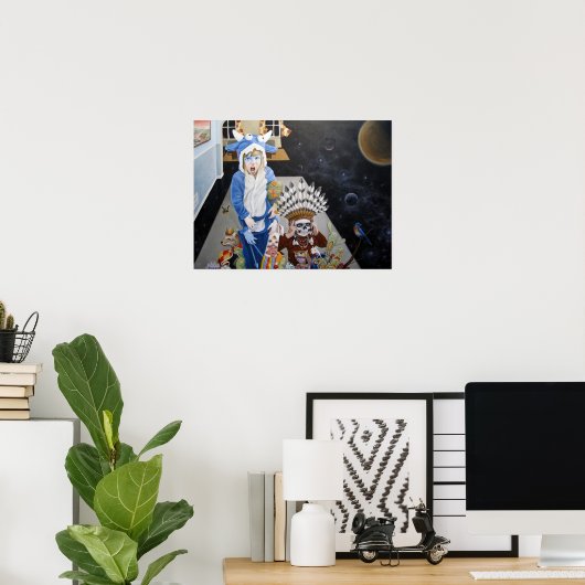 Buffalo Sunrise Poster (Thuiskantoor)