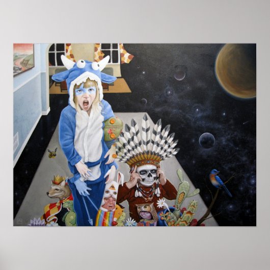 Buffalo Sunrise Poster (Voorkant)