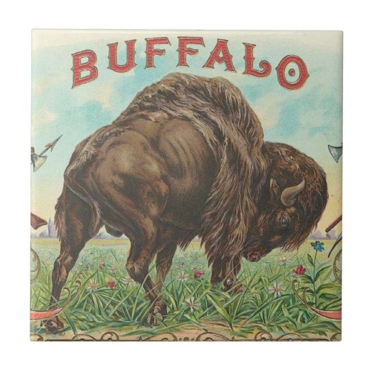 Buffalo Tegeltje (Voorkant)