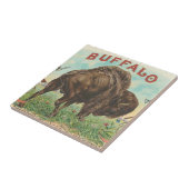 Buffalo Tegeltje (Zijkant)