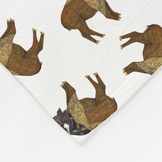 Buffalo Toss Blanket Fleece Deken (Hoek)