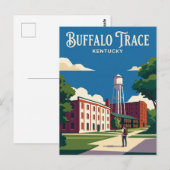 Buffalo Trace Distillery Kentucky Briefkaart (Voorkant / Achterkant)