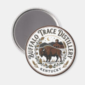 Buffalo Trace Distillery Kentucky Magneet (Voorkant / Achterkant)