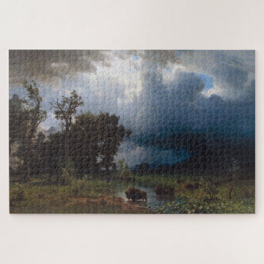 Buffalo Trail, het aanstaande Storm, Albert Bierst Legpuzzel (Horizontaal)