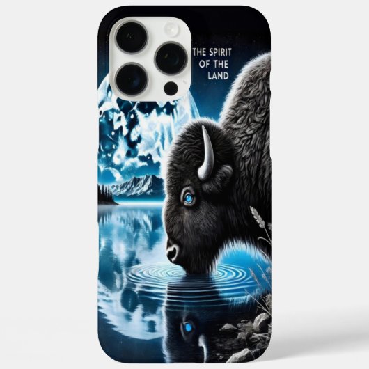 Buffalo Tranquiliteit Onder Sterrenhemel Case-Mate iPhone Case (Achterkant)