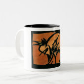 Buffalo Tweekleurige Koffiemok (Voorkant links)