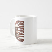 buffalo typografie mokken ontwerp (Voorkant links)
