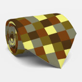 Buffalo Vastgestelde gepegelde patronen controlere Stropdas (Opgerold)