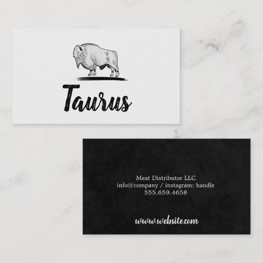 Buffalo Visitekaartje (Voorkant / Achterkant)