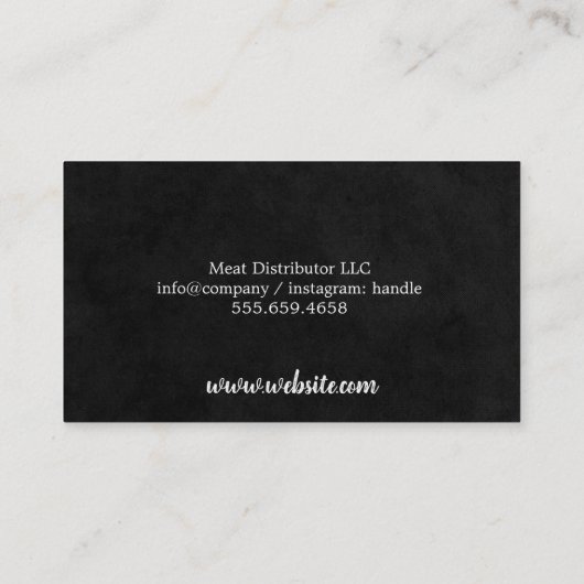 Buffalo Visitekaartje (Achterkant)