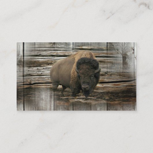 Buffalo Visitekaartje (Achterkant)