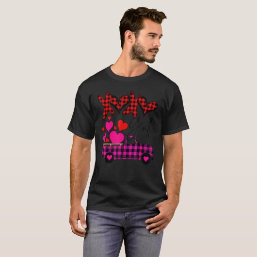 Buffalo  vrachtwagenverwarming XOXO Valentijnse T-shirt (Voorkant volledig)