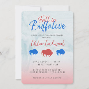 Buffalo Vrijgezellenfeest uitnodigen Kaart