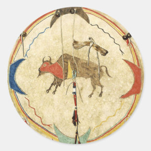 Buffalo Warrior Shield Sticker