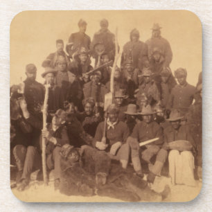 Buffalo Warriors: Amerikaanse zwarte cavalerie Bier Onderzetter