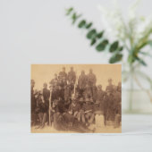 Buffalo Warriors: Amerikaanse zwarte cavalerie Briefkaart (Staand voorkant)
