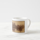 Buffalo Warriors: Amerikaanse zwarte cavalerie Espresso Kop (Voorkant rechts)