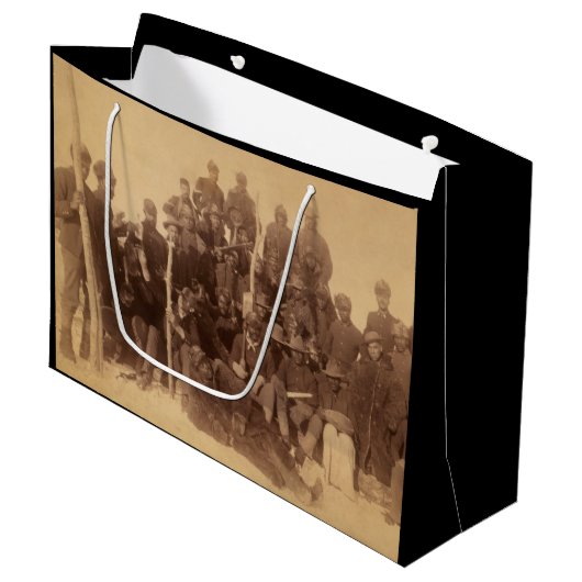 Buffalo Warriors: Amerikaanse zwarte cavalerie Groot Cadeauzakje (Voorkant Gekanteld)