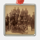 Buffalo Warriors: Amerikaanse zwarte cavalerie Metalen Ornament (Voorkant)