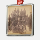 Buffalo Warriors: Amerikaanse zwarte cavalerie Metalen Ornament (Links)