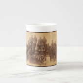 Buffalo Warriors: Amerikaanse zwarte cavalerie Porselein Kop (Voorkant)