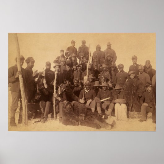 Buffalo Warriors: Amerikaanse zwarte cavalerie Poster (Voorkant)