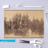 Buffalo Warriors: Amerikaanse zwarte cavalerie Tissuepapier (Craft)